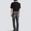 Slim-fit biker trousers in denim