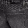Slim-fit biker trousers in denim