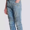 Slim-fit biker trousers in denim Slim-fit biker trousers in denim