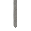 Slim wool tie with Prince of Wales print