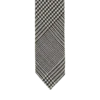 Slim wool tie with Prince of Wales print