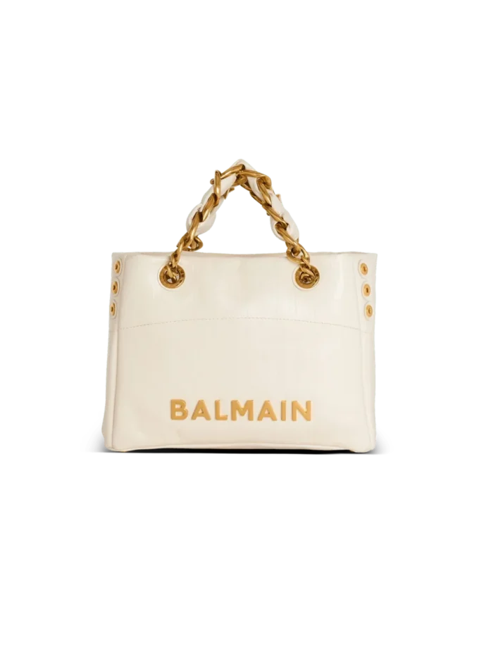 Small 1945 Soft bag in embossed crackled calfskin with a PB Labyrinth monogram Small 1945 Soft bag in embossed crackled calfskin with a PB Labyrinth monogram