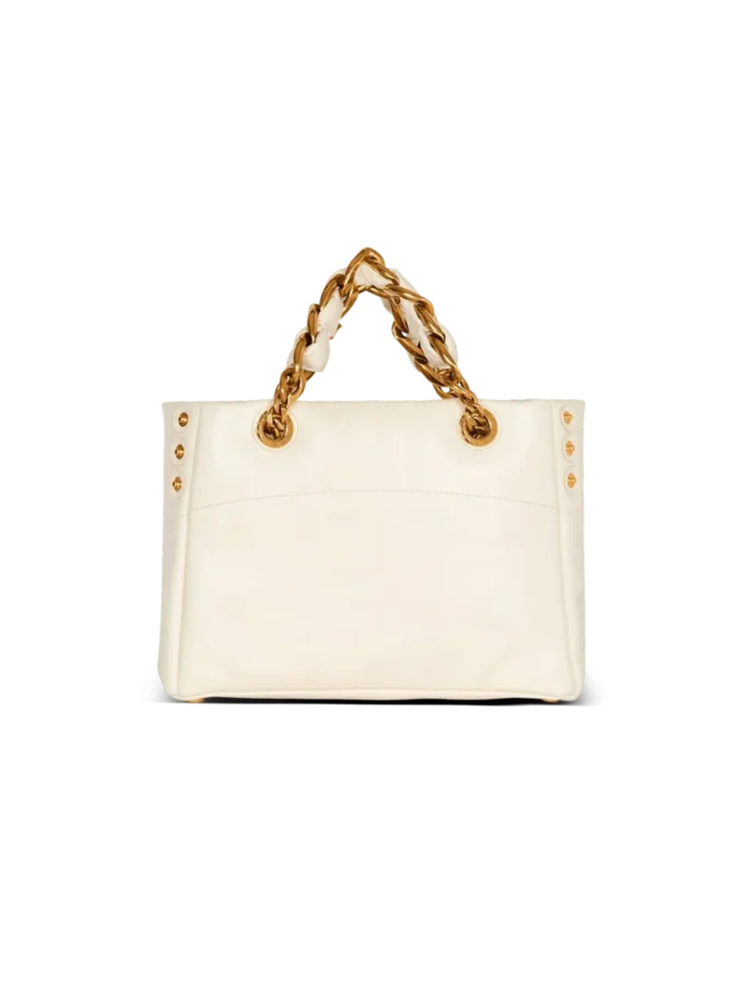 Small 1945 Soft bag in embossed crackled calfskin with a PB Labyrinth monogram Small 1945 Soft bag in embossed crackled calfskin with a PB Labyrinth monogram