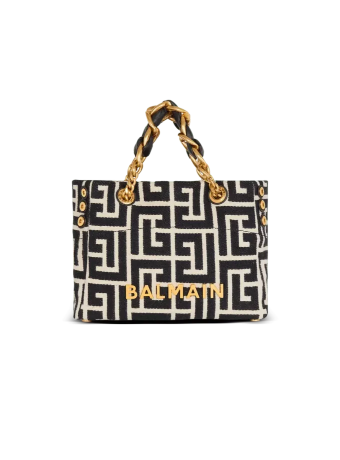 Small 1945 Soft monogrammed jacquard tote bag Small 1945 Soft monogrammed jacquard tote bag