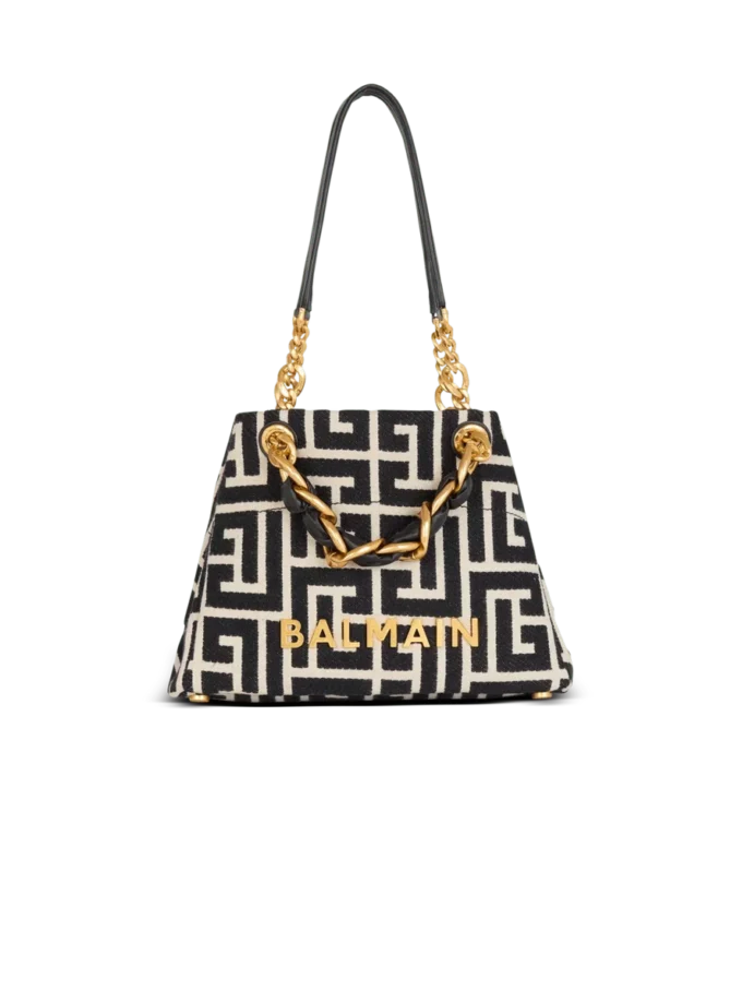 Small 1945 Soft monogrammed jacquard tote bag Small 1945 Soft monogrammed jacquard tote bag