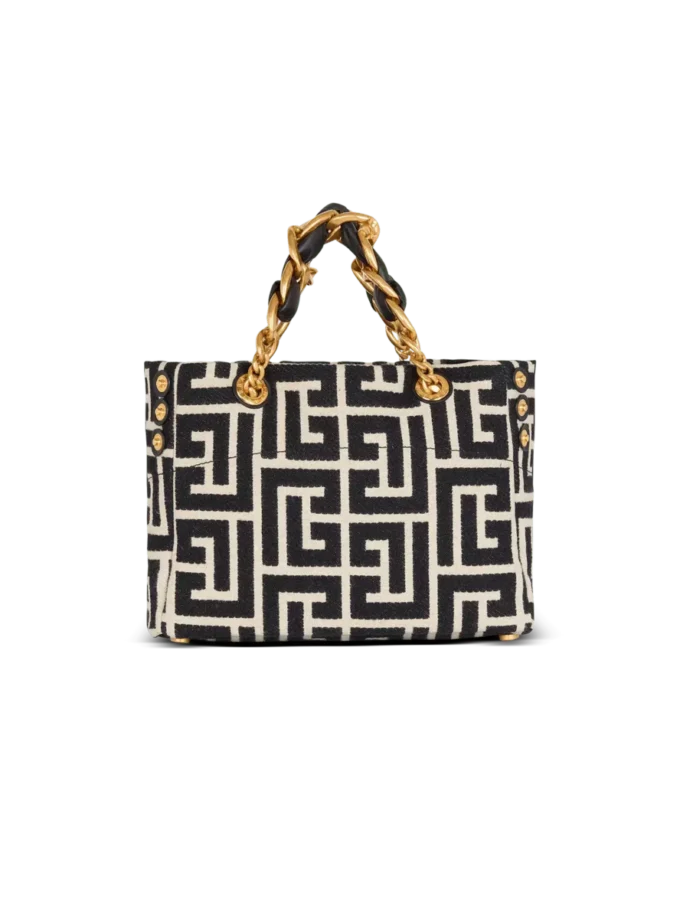 Small 1945 Soft monogrammed jacquard tote bag Small 1945 Soft monogrammed jacquard tote bag