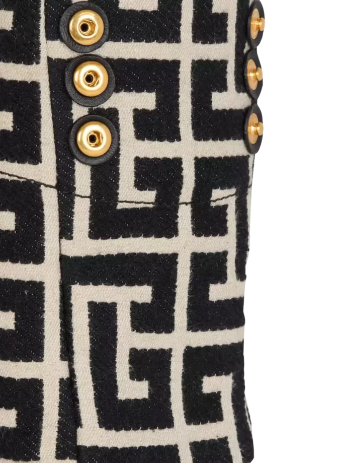 Small 1945 Soft monogrammed jacquard tote bag Small 1945 Soft monogrammed jacquard tote bag