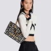 Small 1945 Soft monogrammed jacquard tote bag Small 1945 Soft monogrammed jacquard tote bag