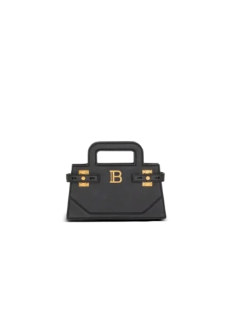 Small B-Buzz Top Handle bag in grained leather