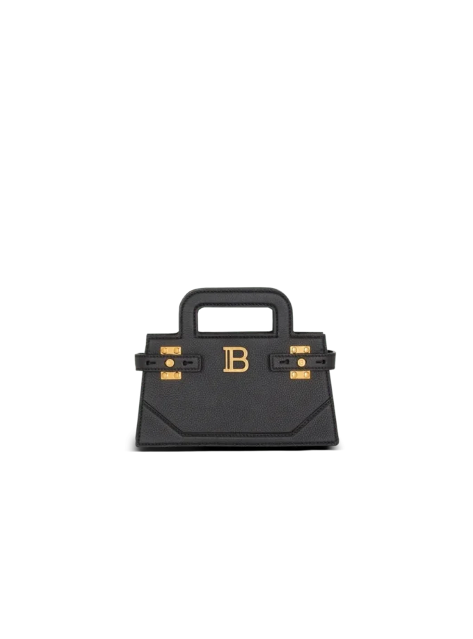 Small B-Buzz Top Handle bag in grained leather Small B-Buzz Top Handle bag in grained leather