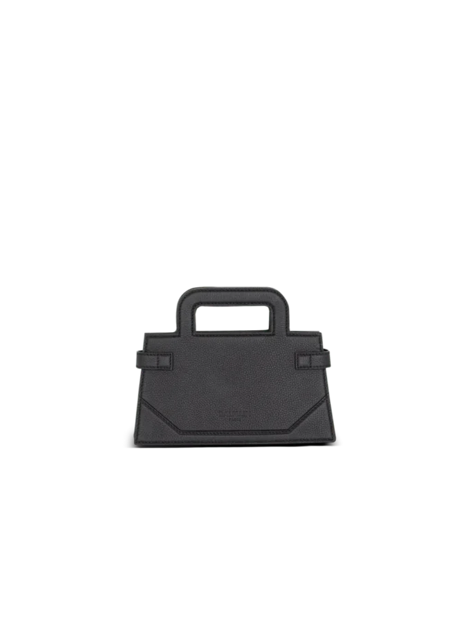 Small B-Buzz Top Handle bag in grained leather Small B-Buzz Top Handle bag in grained leather