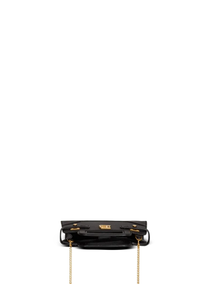 Small B-Buzz Top Handle bag in grained leather Small B-Buzz Top Handle bag in grained leather