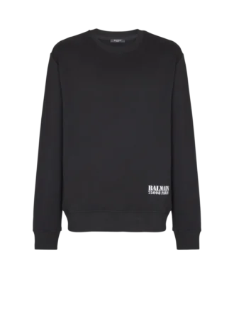 Small Balmain Stamp printed sweatshirt