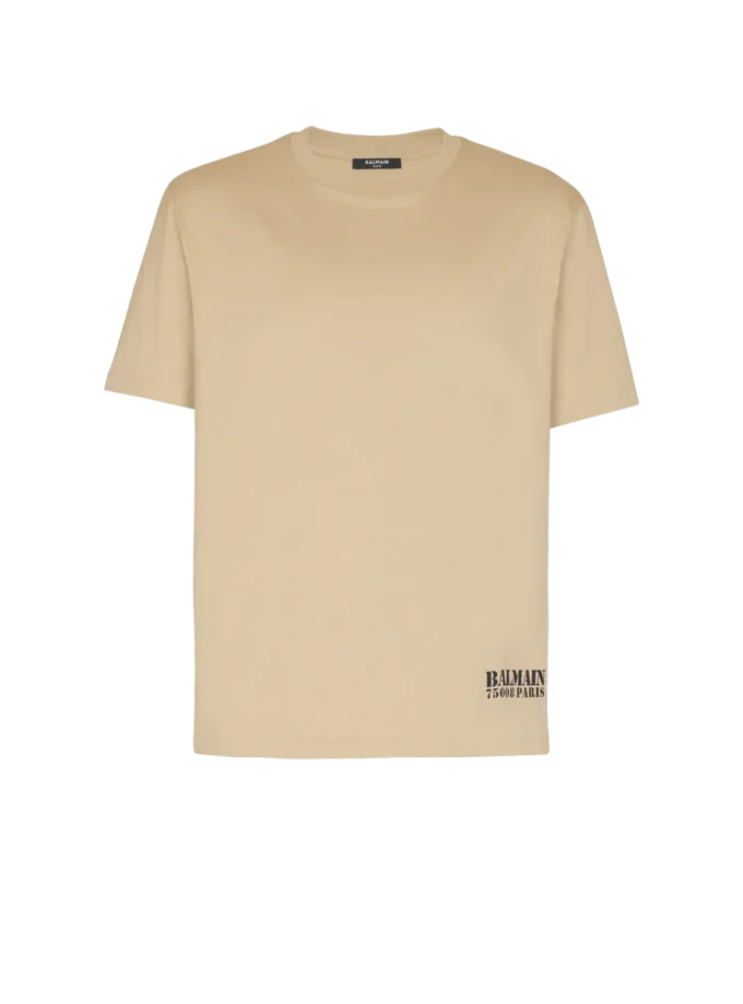 Small Balmain Stamp printed T-shirt