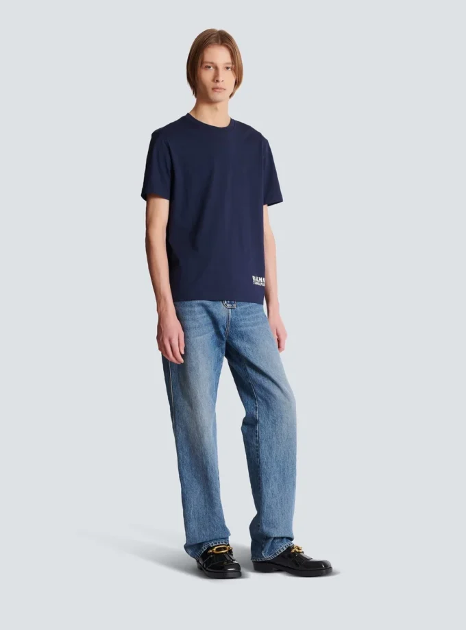 Small Balmain Stamp printed T-shirt