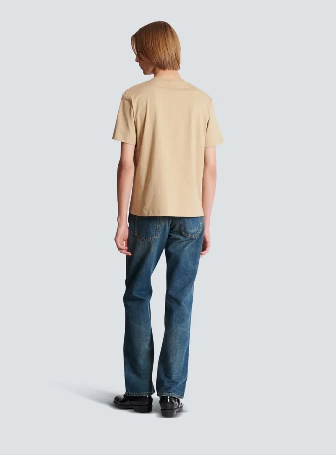 Small Balmain Stamp printed T-shirt