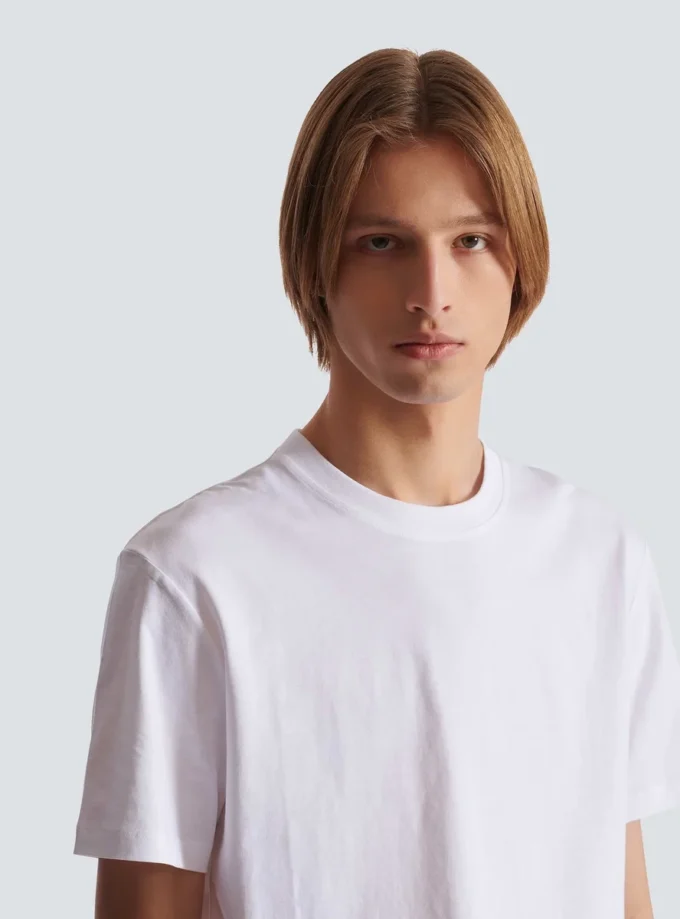 Small Balmain Stamp printed T-shirt