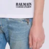 Small Balmain Stamp printed T-shirt