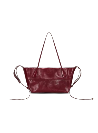 Small Track Zips calfskin tote bag
