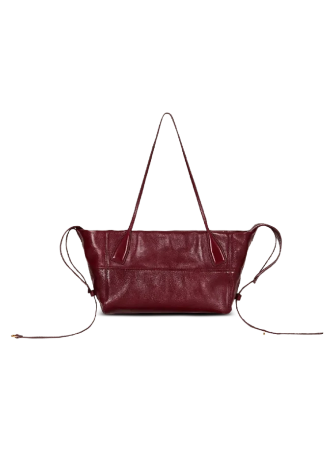Small Track Zips calfskin tote bag