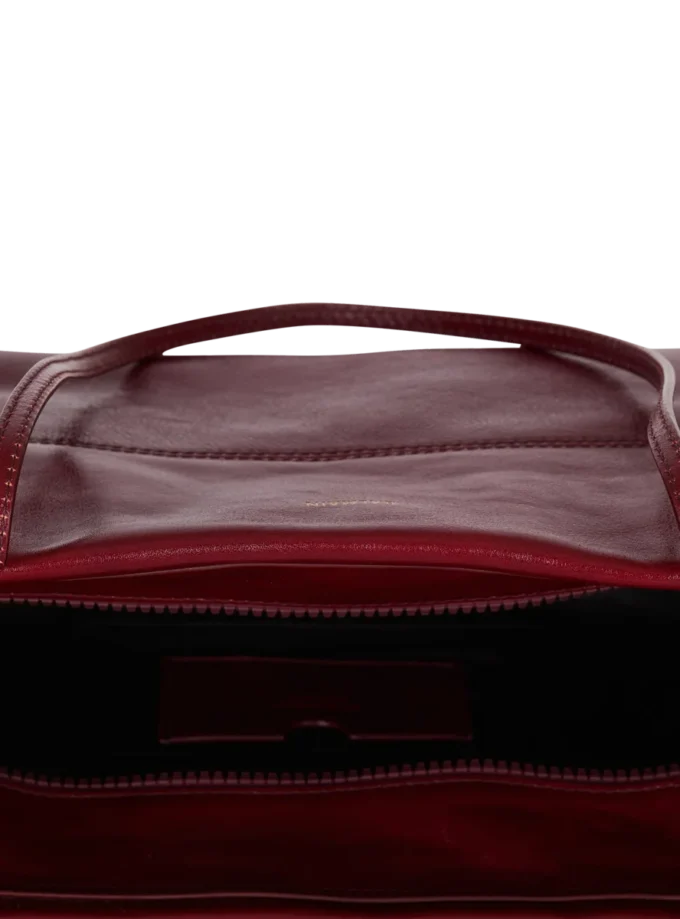 Small Track Zips calfskin tote bag