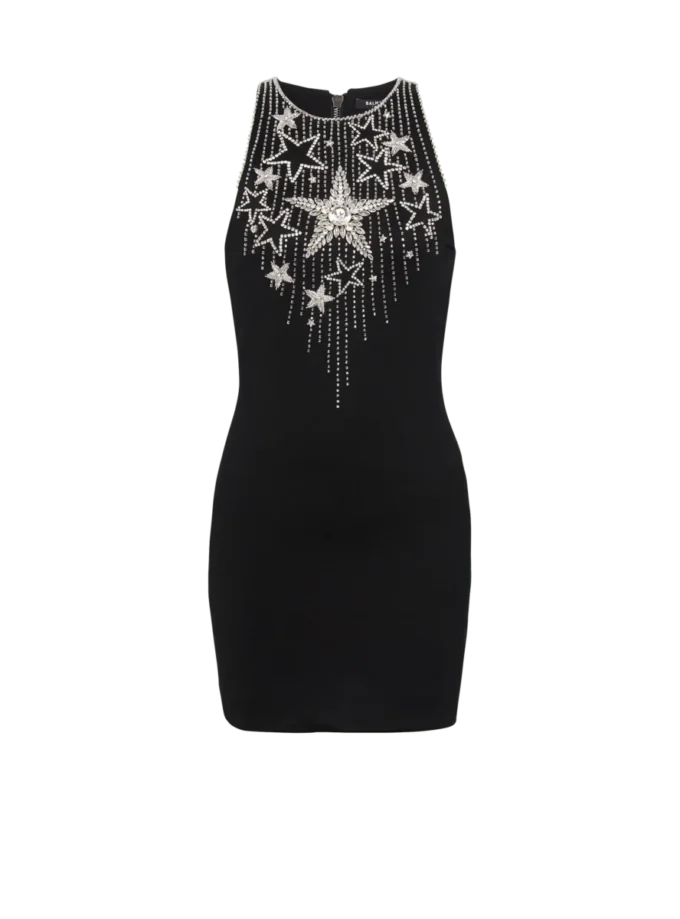Stars embroidered short dress Stars embroidered short dress