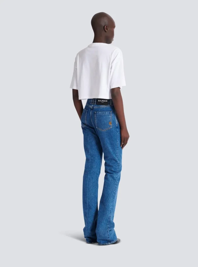 Straight-leg denim jeans Straight-leg denim jeans