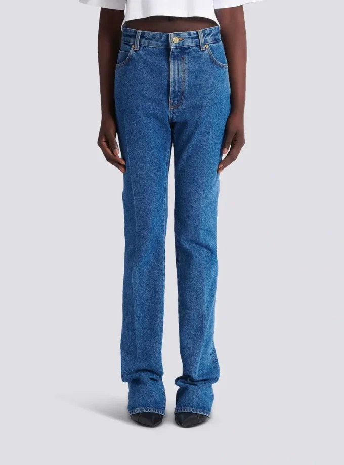 Straight-leg denim jeans Straight-leg denim jeans