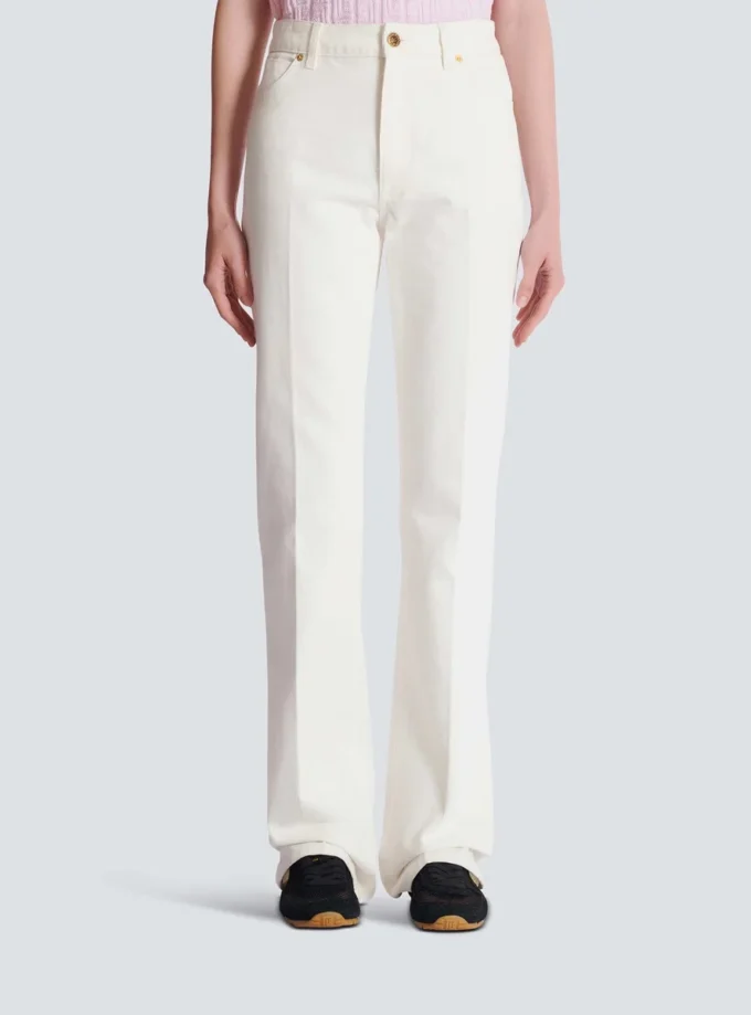 Straight-leg denim jeans Straight-leg denim jeans
