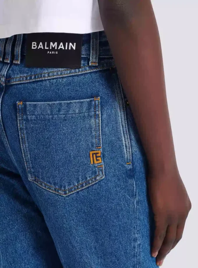 Straight-leg denim jeans Straight-leg denim jeans