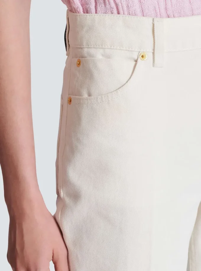 Straight-leg denim jeans Straight-leg denim jeans