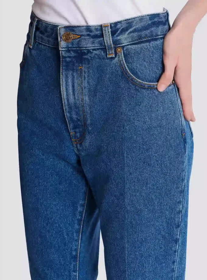 Straight-leg denim jeans Straight-leg denim jeans