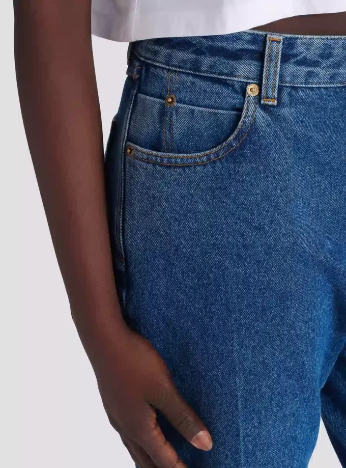 Straight-leg denim jeans Straight-leg denim jeans