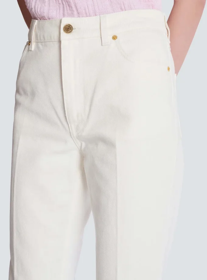 Straight-leg denim jeans Straight-leg denim jeans