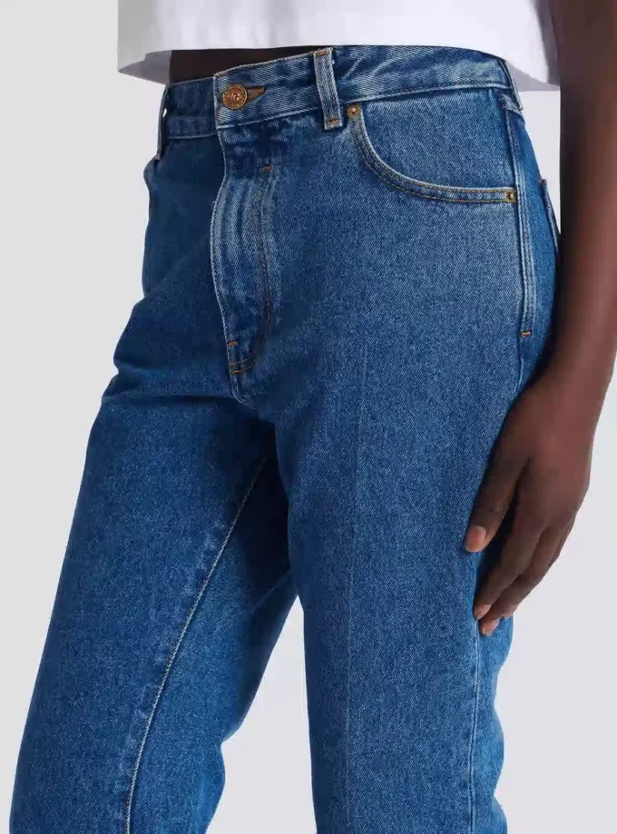Straight-leg denim jeans Straight-leg denim jeans