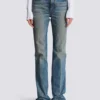 Straight-leg faded denim jeans Straight-leg faded denim jeans