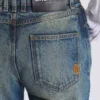 Straight-leg faded denim jeans Straight-leg faded denim jeans