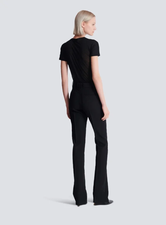 Straight-leg grain de poudre trousers Straight-leg grain de poudre trousers