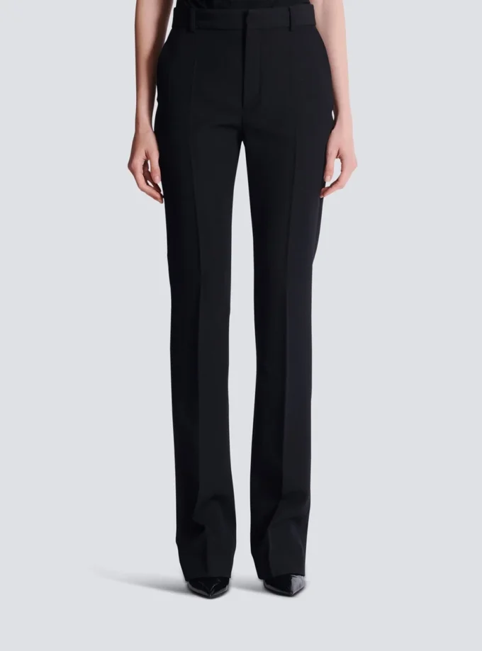 Straight-leg grain de poudre trousers Straight-leg grain de poudre trousers