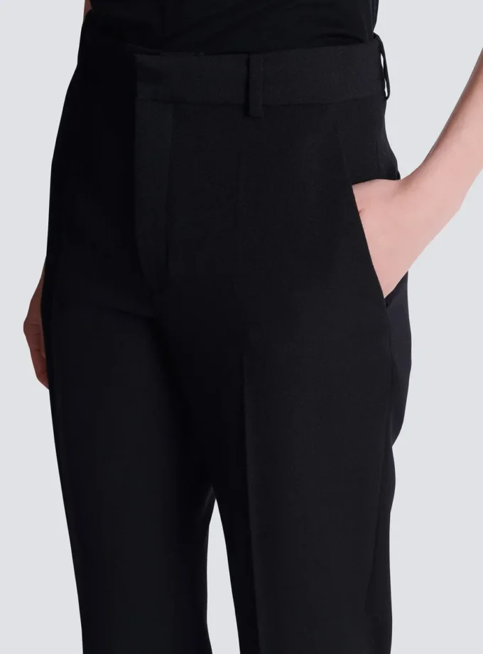 Straight-leg grain de poudre trousers Straight-leg grain de poudre trousers
