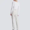 Straight-leg pinstripe trousers Straight-leg pinstripe trousers
