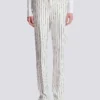 Straight-leg pinstripe trousers Straight-leg pinstripe trousers