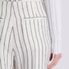 Straight-leg pinstripe trousers Straight-leg pinstripe trousers