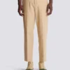 Straight-leg tailored canvas trousers Straight-leg tailored canvas trousers