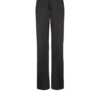 Straight-leg tailored satin trousers