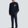 Straight-leg trousers in pinstripe wool Straight-leg trousers in pinstripe wool