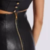 Strapless lambskin dress Strapless lambskin dress