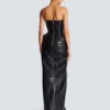 Strapless leather bodycon dress Strapless leather bodycon dress