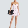 Strappy houndstooth tweed A-line dress Strappy houndstooth tweed A-line dress