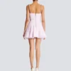 Strappy houndstooth tweed A-line dress Strappy houndstooth tweed A-line dress